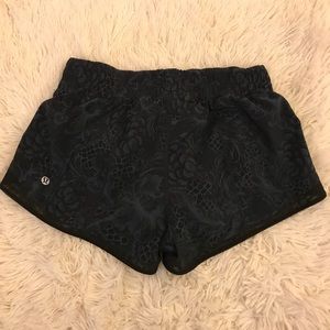 Lululemon Flowery Print Shorts